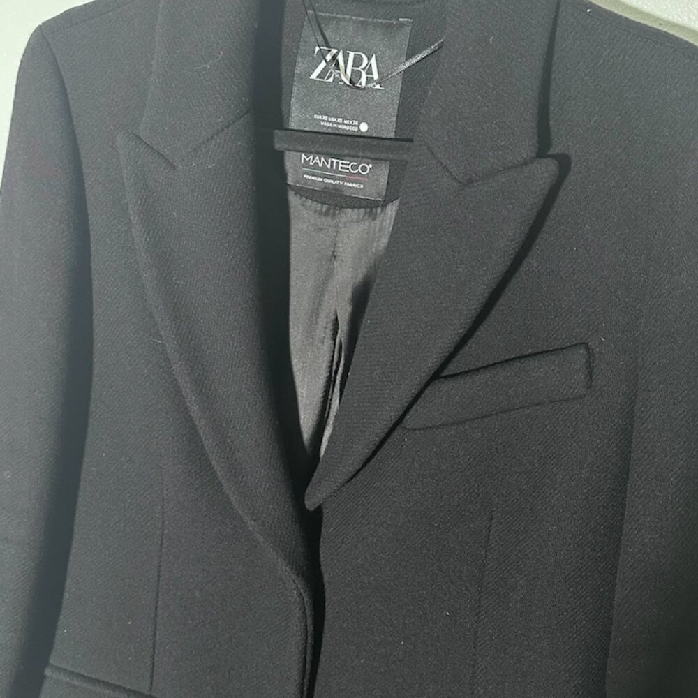 Zara Manteco 75% wool coat - size XS - new condition - Picture 8 of 11